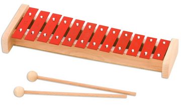 Betzold Musik Spielzeug-Musikinstrument Musik Glockenspiel sopran - Xylophon Klangstäbe Musikinstrument