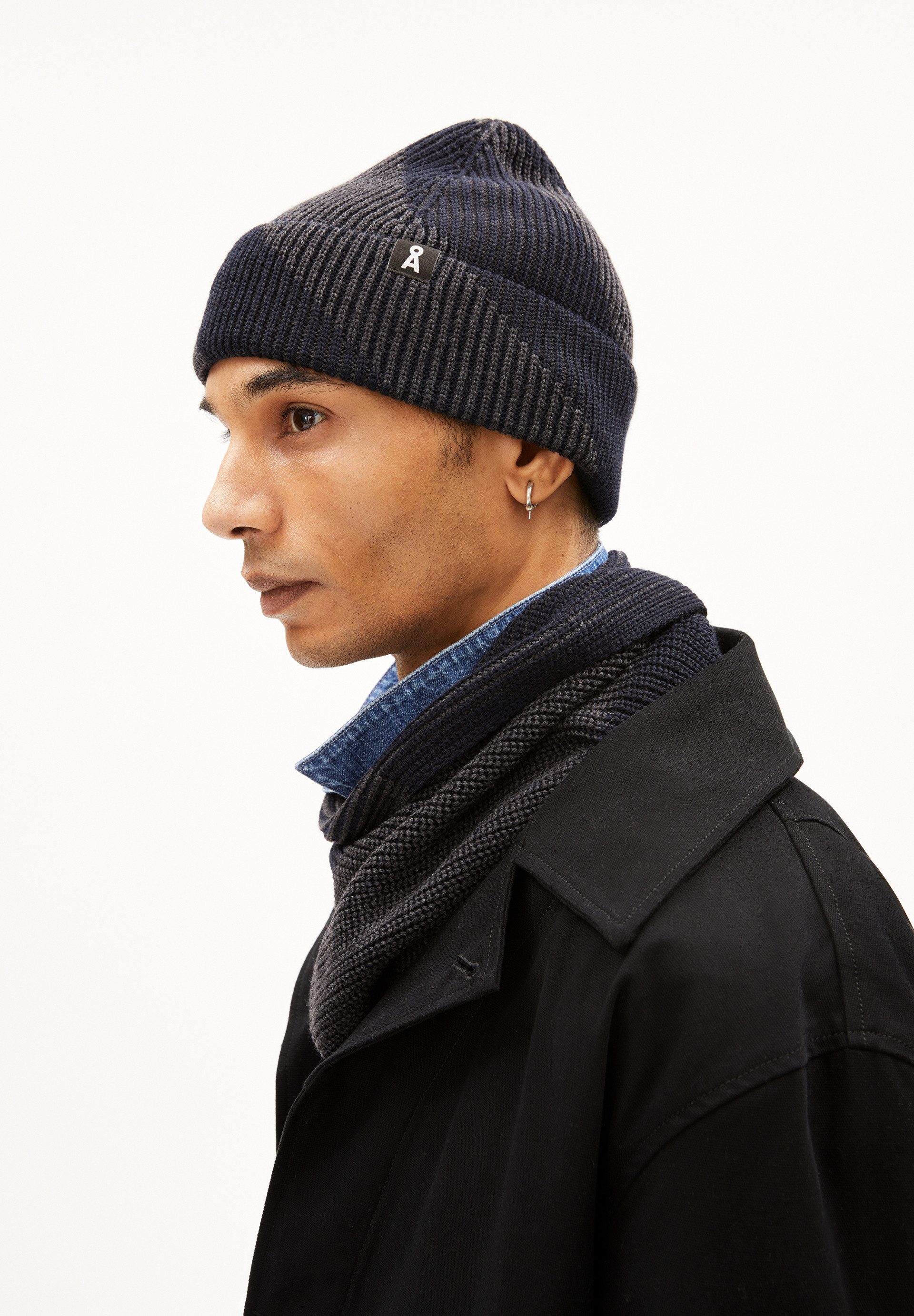 Armedangels Baseball Cap NILDAAO WOOL STRIPES Unisex Mütze Aus Bio-Wolle
