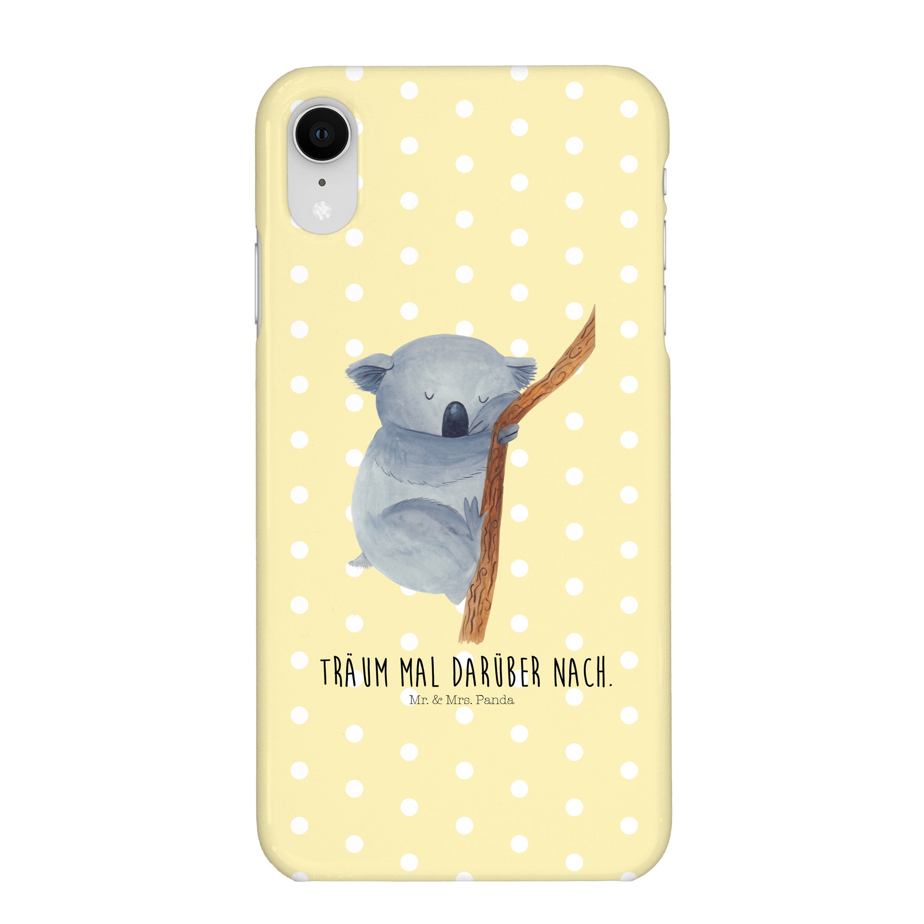 Mr. & Mrs. Panda Handyhülle »Koalabär Gelb Pastell Geschenk, Iphone