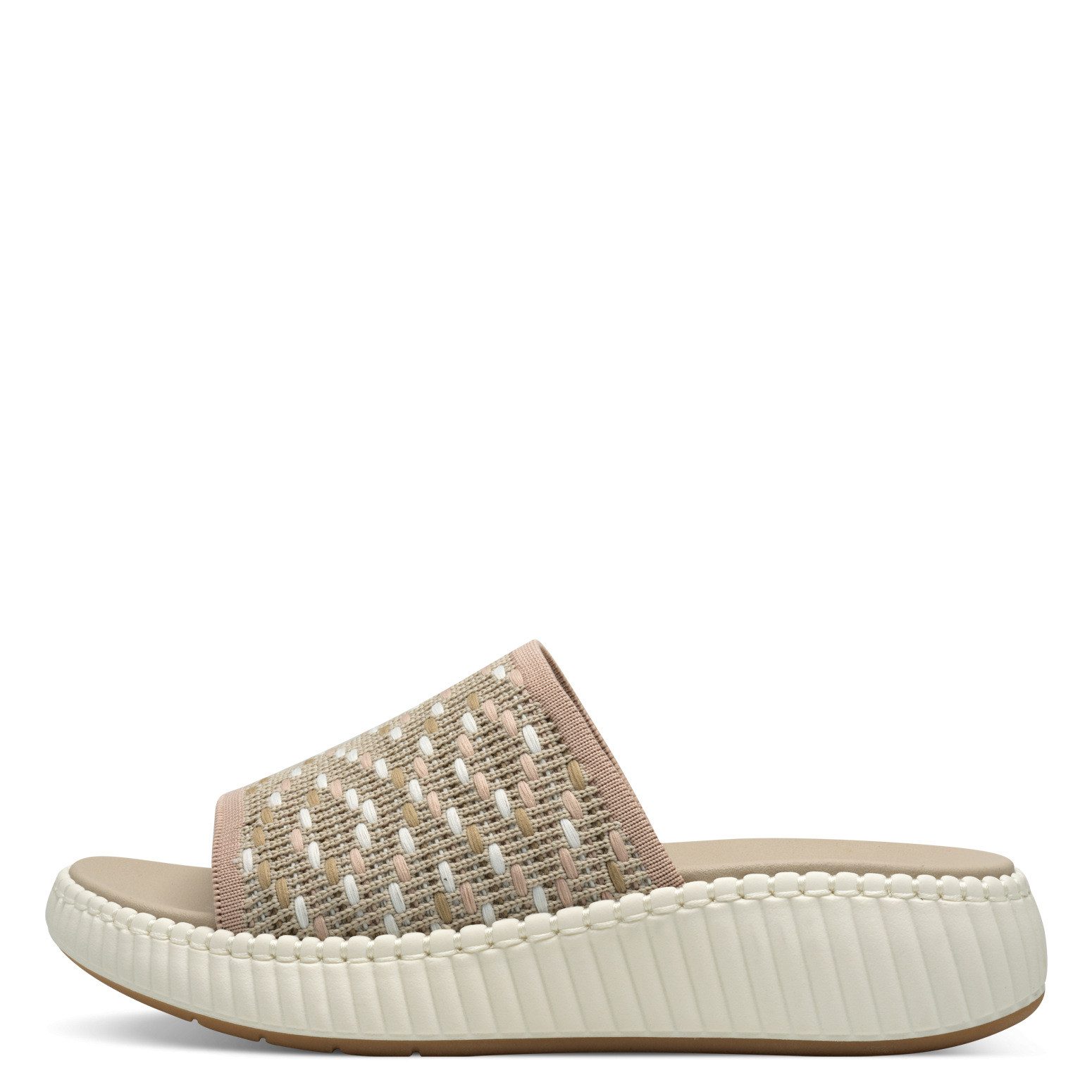 Jana JANA Damen Pantolette 8-27260-44-490 beige combi Clog