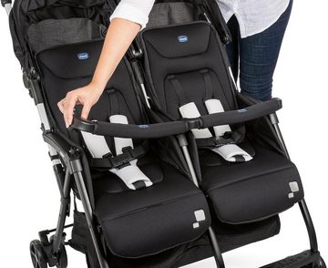 Chicco Zwillingsbuggy OHlalà Twin, Black Night, Zwillingskinderwagen