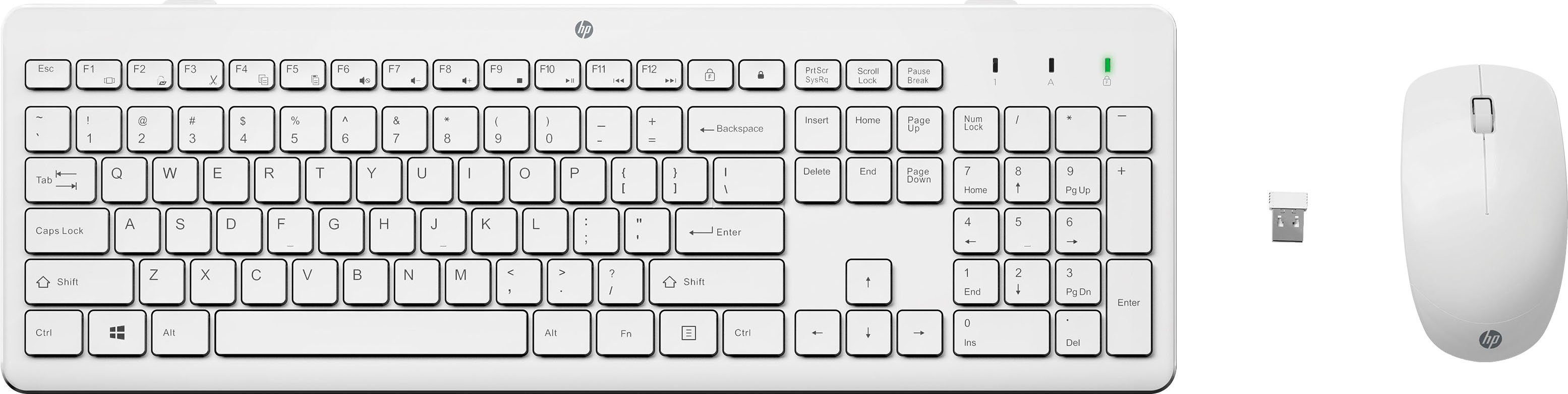 230 WL Mouse+KB Combo Tastatur- und Maus-Set
