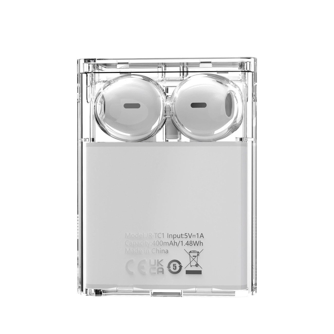 JOYROOM Transparente Kopfhörer Joyroom JR-TC1 IceLens Series Kopfhörer In-Ear-Kopfhörer