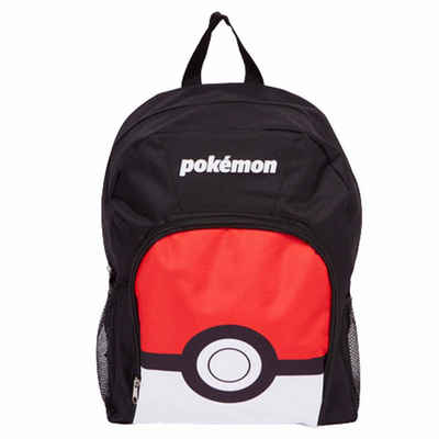 POKÉMON Kinderrucksack Pokemon Pokeball Jungen Rucksack Schultasche Tasche, Gr. 40x30x15 cm