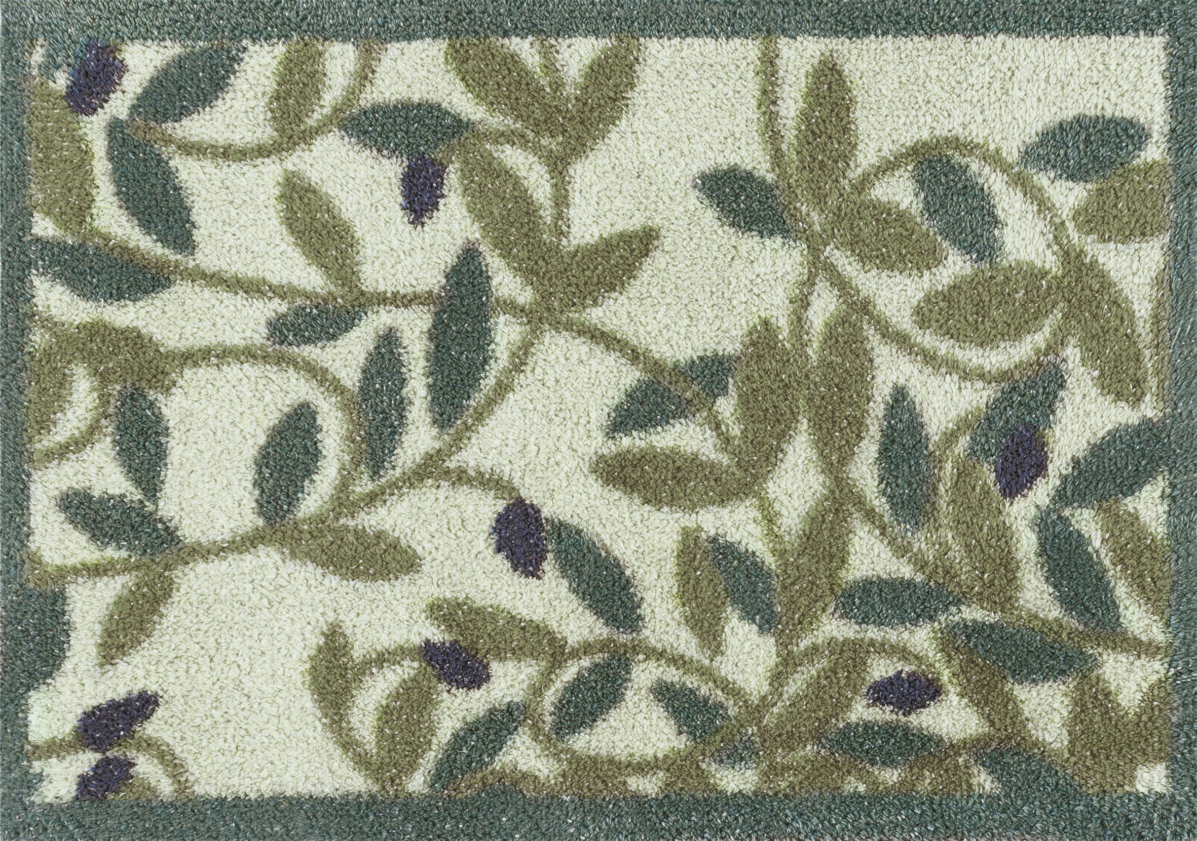 Turtle Mat Fußmatte Olive, rechteckig, Höhe: 9 mm