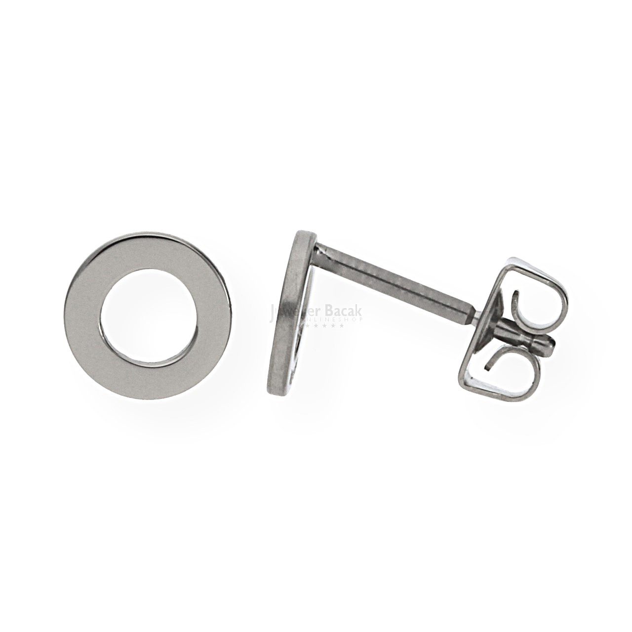 Paar Ohrstecker Boccia Ohrstecker 05023-01 Titan Kreis