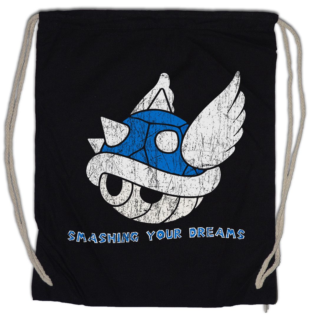 Turnbeutel Smashing Your Dreams Turnbeutel Super Gamer Games Geek Mario FunNerd