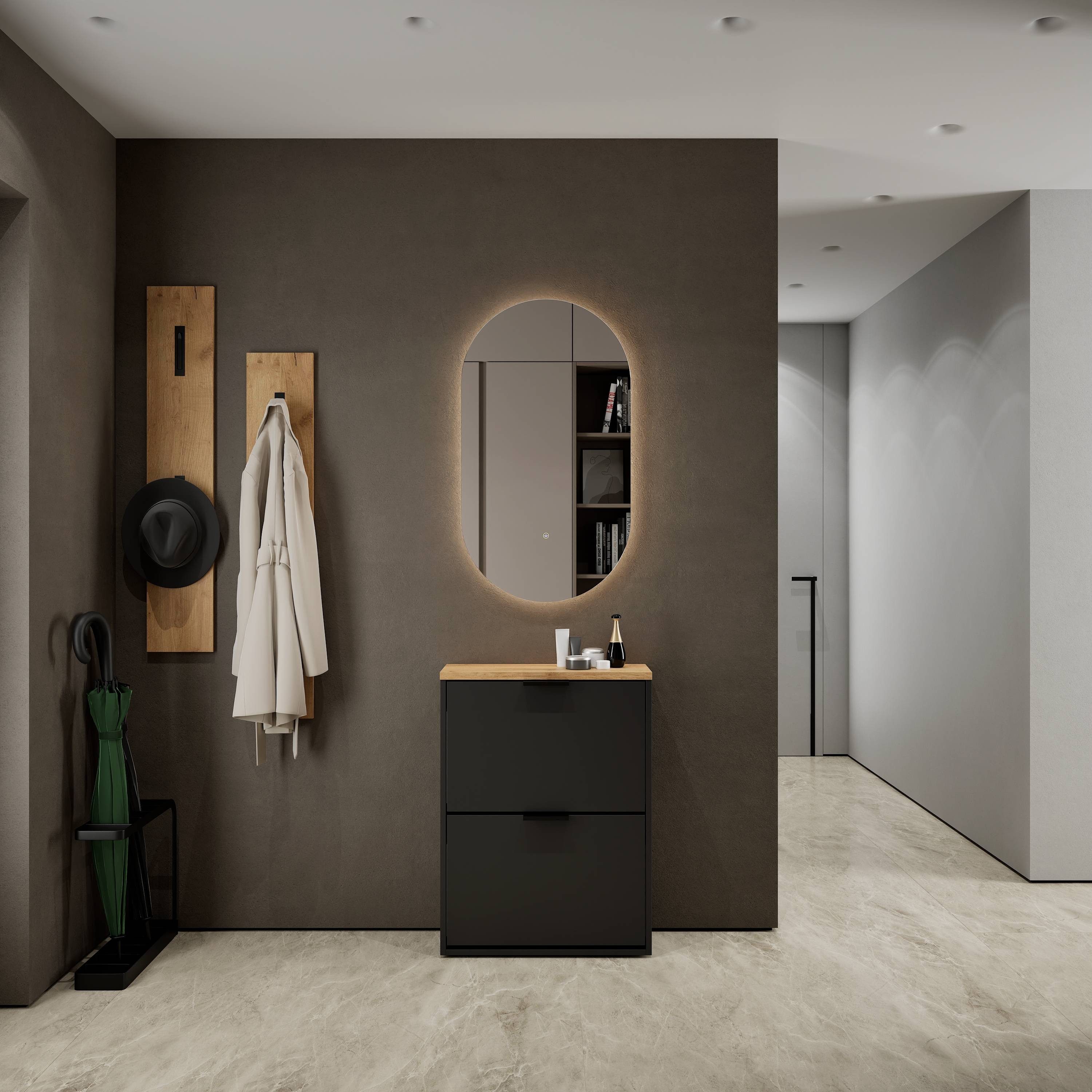 Planetmöbel Schuhschrank Flur Möbel Schuhrank, verschiedene Farben (Schuhsc günstig online kaufen