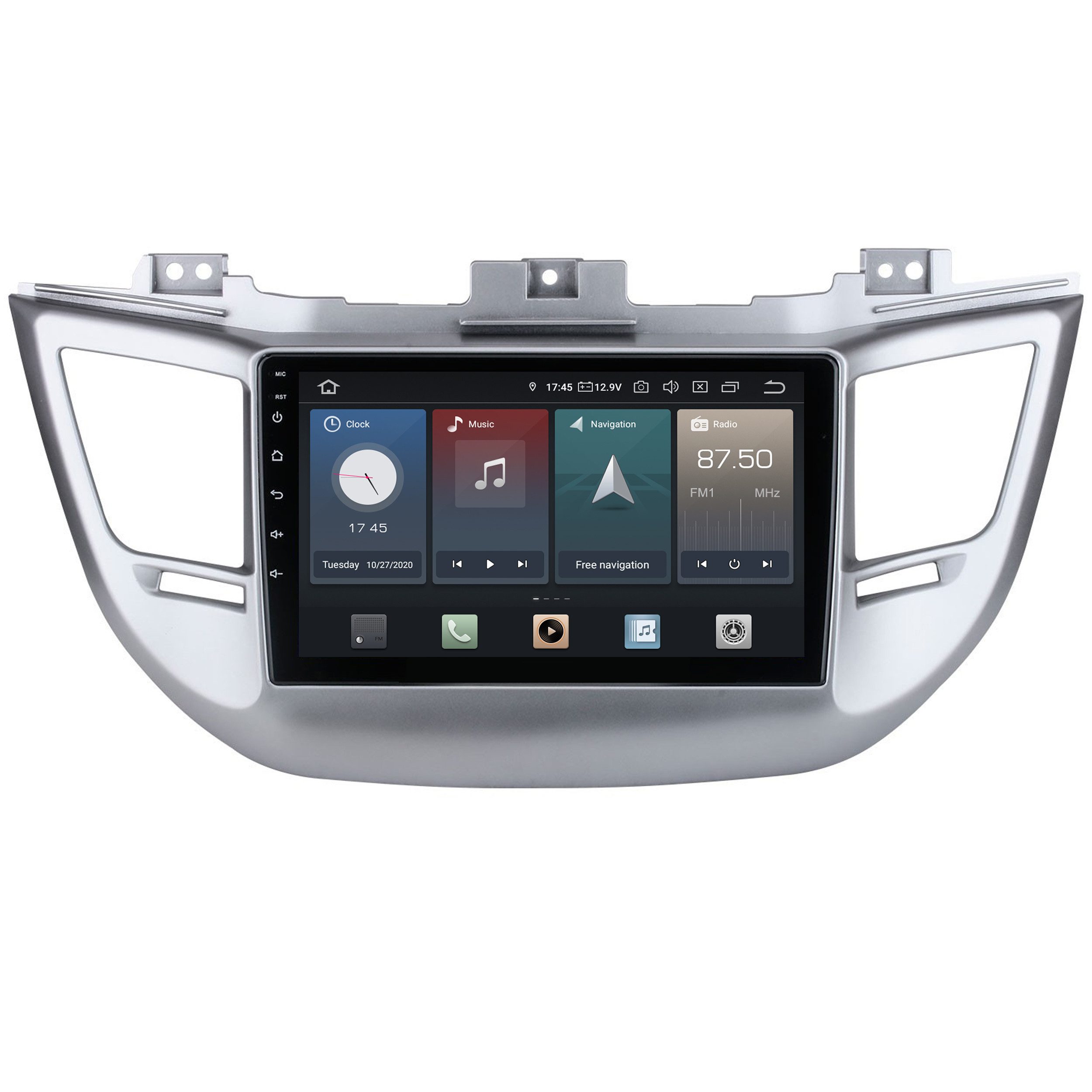 TAFFIO Für HYUNDAI TUCSON 2015 - 2018 9"Touchscreen Android Autoradio CarPlay Einbau-Navigationsgerät