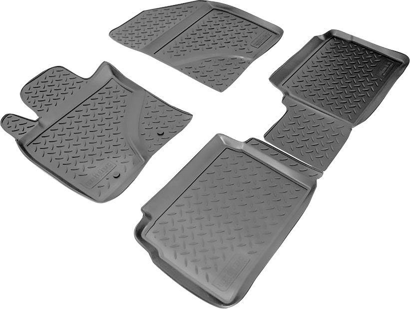 RECAMBO Passform-Fußmatten CustomComforts (4 perfekte Passform Toyota Avensis, St), 2011, für T27 - 2008
