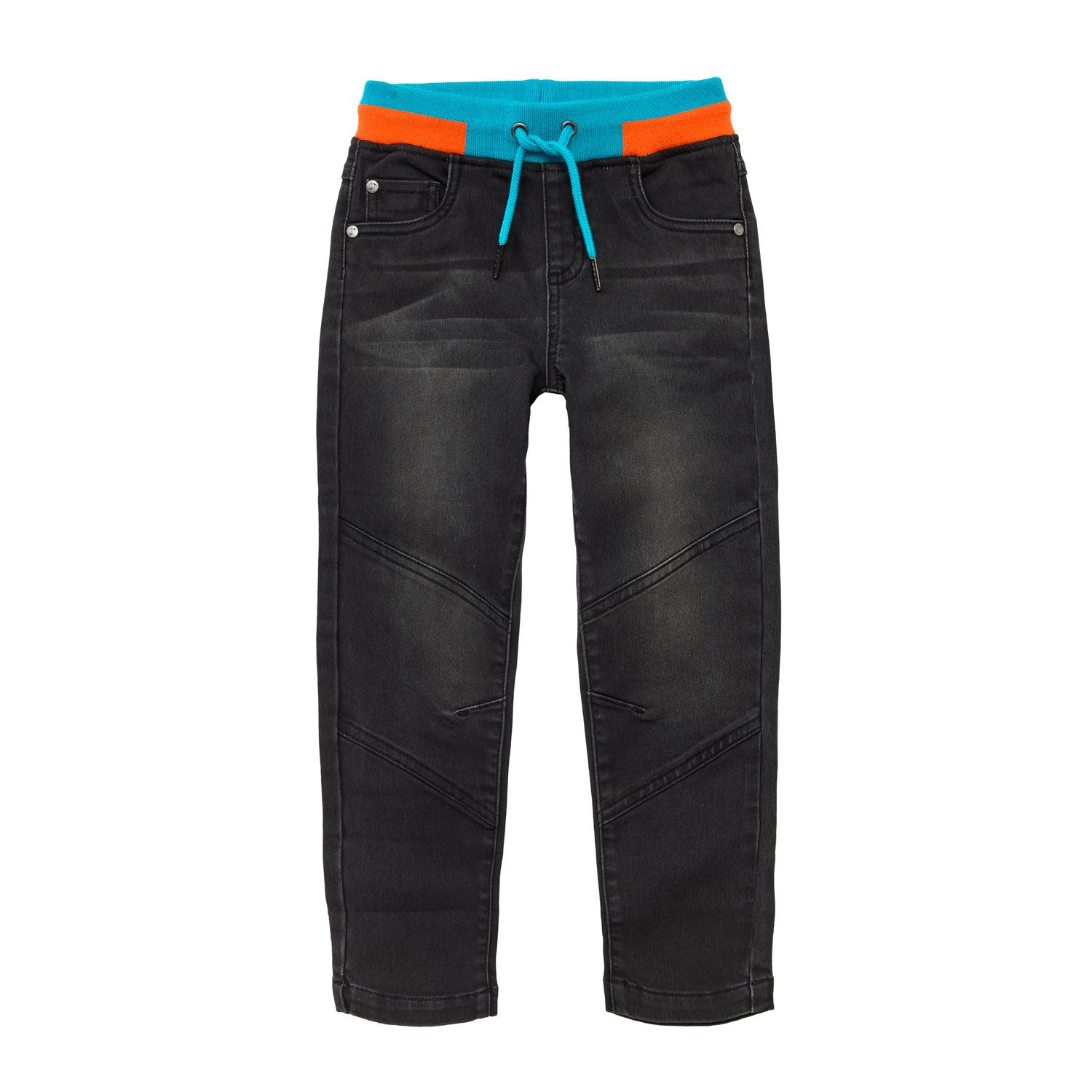 JAKO-O Bequeme Jeans JAKO-O Kinder Bequemhose Jeansoptik, black denim