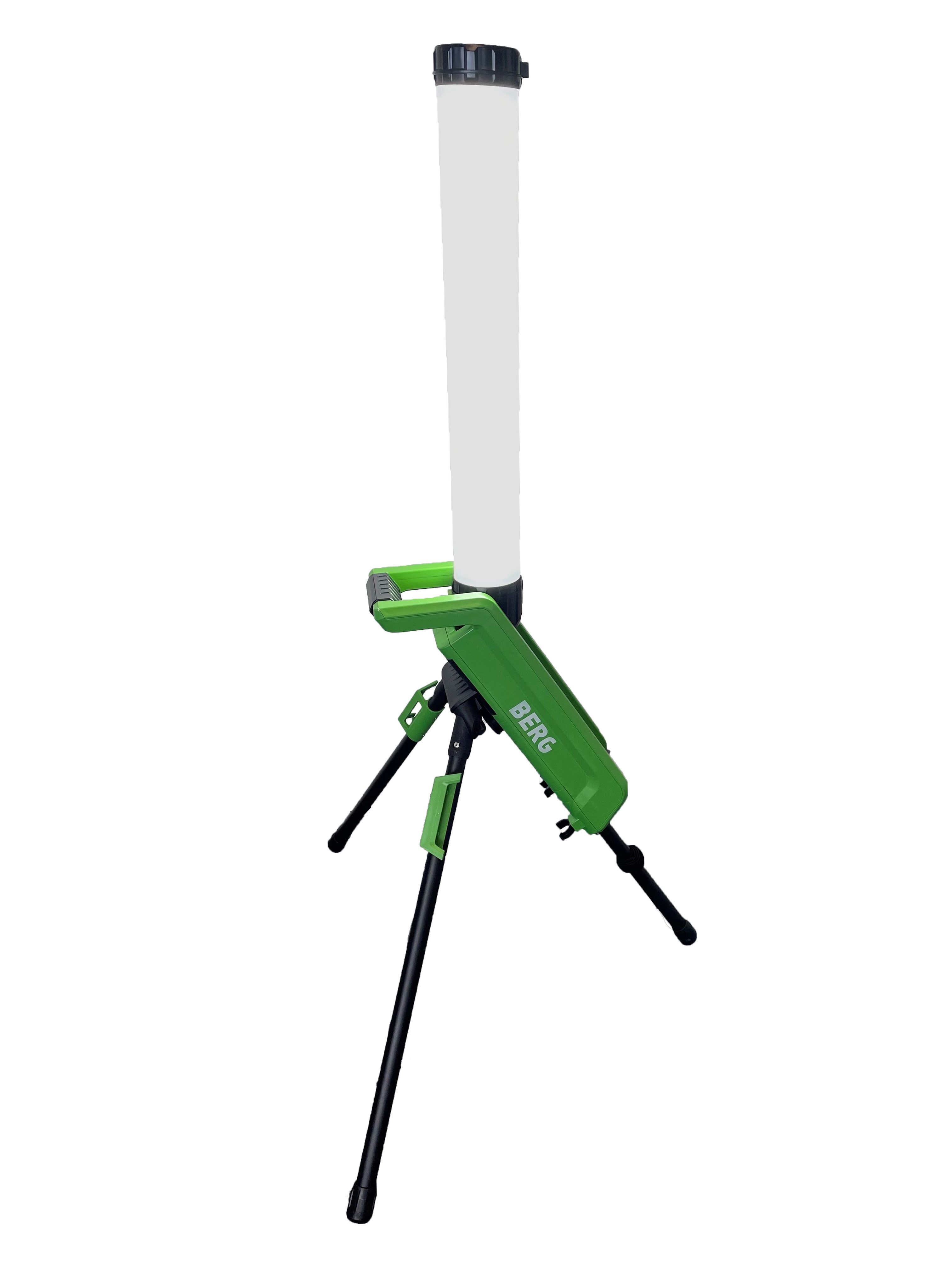 BERG TECTOOL Baustrahler LED-STRAHLER BCL 360° TOWER LED - S [230V - DE] - IP54, LED fest integriert, 6500K, faltbar