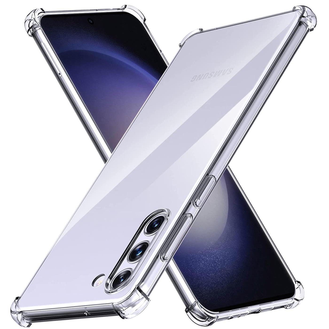 CoolGadget Handyhülle Anti Shock Rugged Case für Samsung Galaxy S23 6,1 Zoll, Slim Cover mit Kantenschutz Schutzhülle für Samsung S23 5G Hülle