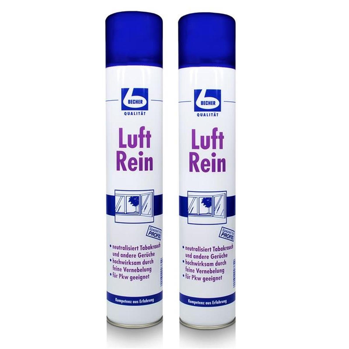 Raumduft Dr. Becher Luft Rein Aerosol 500ml entfernt unangenehme Gerüche (2er P