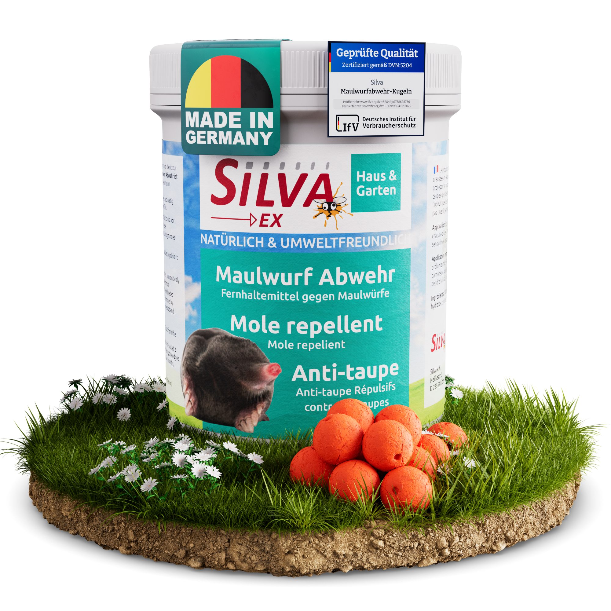 Vergrämungsmittel Silva Ex Maulwurf Abwehr