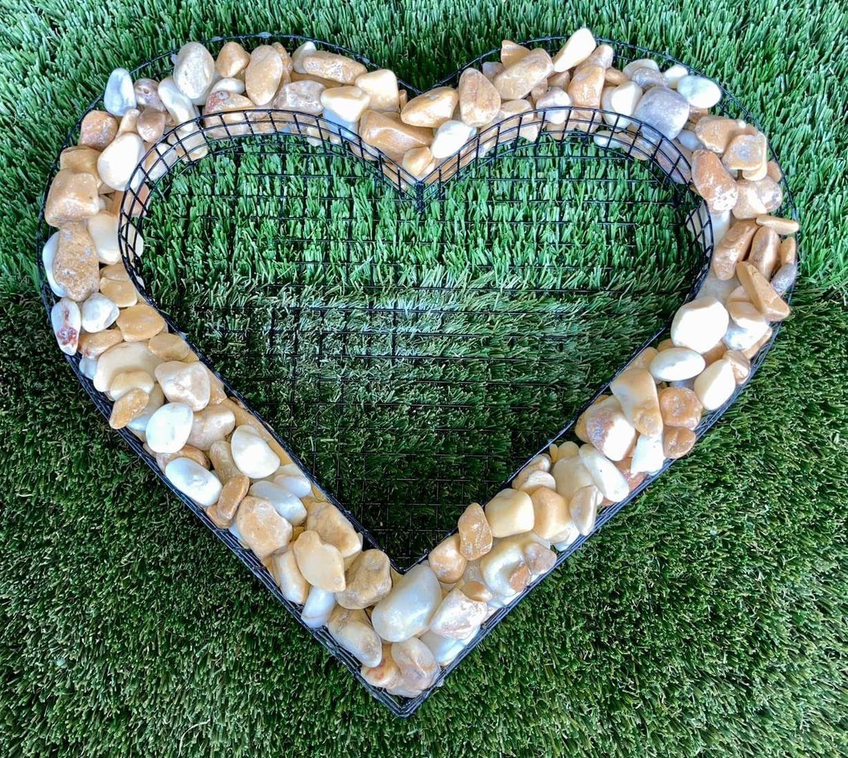 Gartenwelt Riegelsberger Gartenfigur Herz Gitter Grabschmuck günstig online kaufen