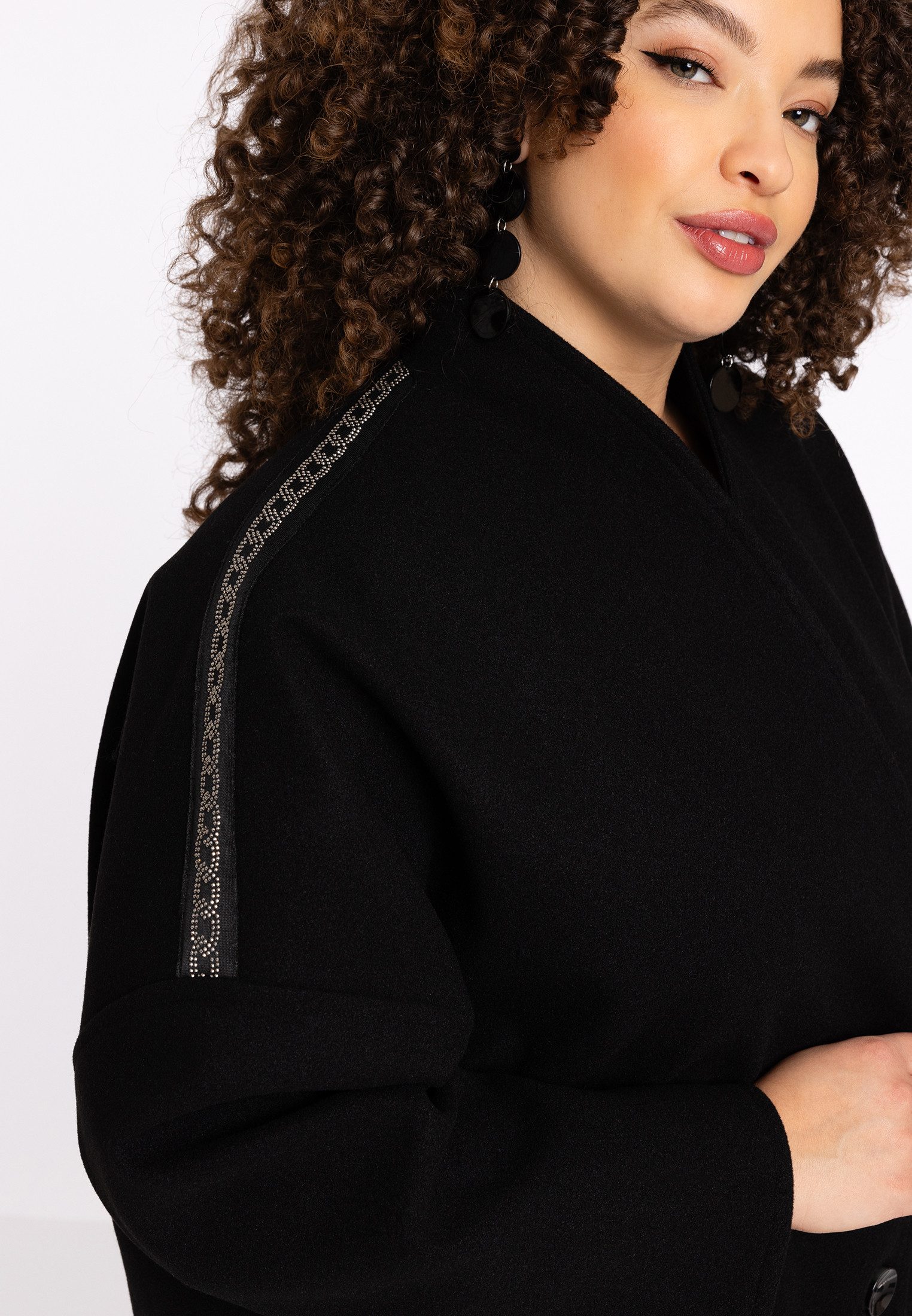 YOEK Langmantel Damen Jacke mit Langarm