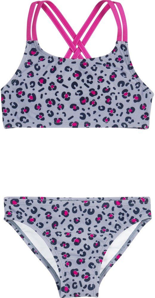 Playshoes Bikini Badeshorts Leo-Print UV-Schutz Pink