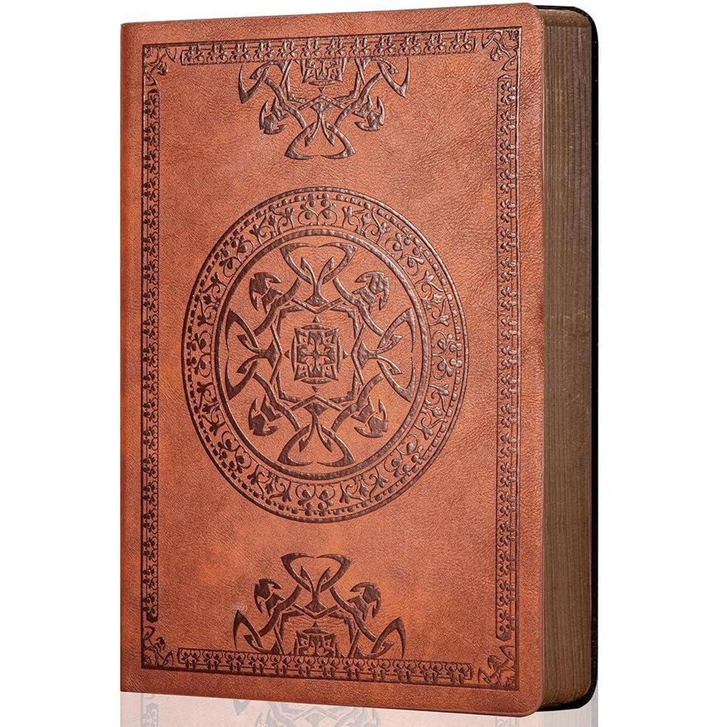 LuxusKollektion Tagebuch Notizbuch Vintage A5 Liniert Braun
