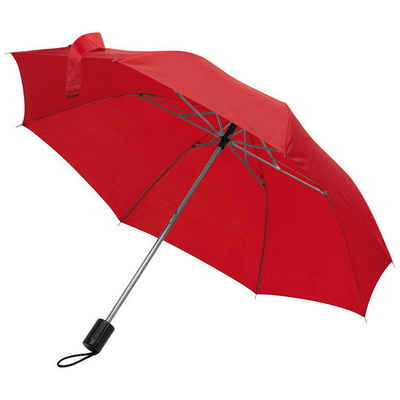 Livepac Office Taschenregenschirm Taschen-Regenschirm / mit Schutzhülle / Farbe: rot