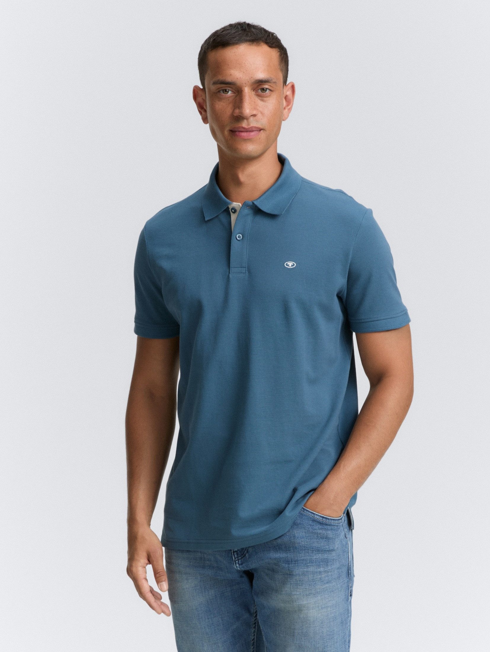 TOM TAILOR Poloshirt Piqué Poloshirt aus günstig online kaufen