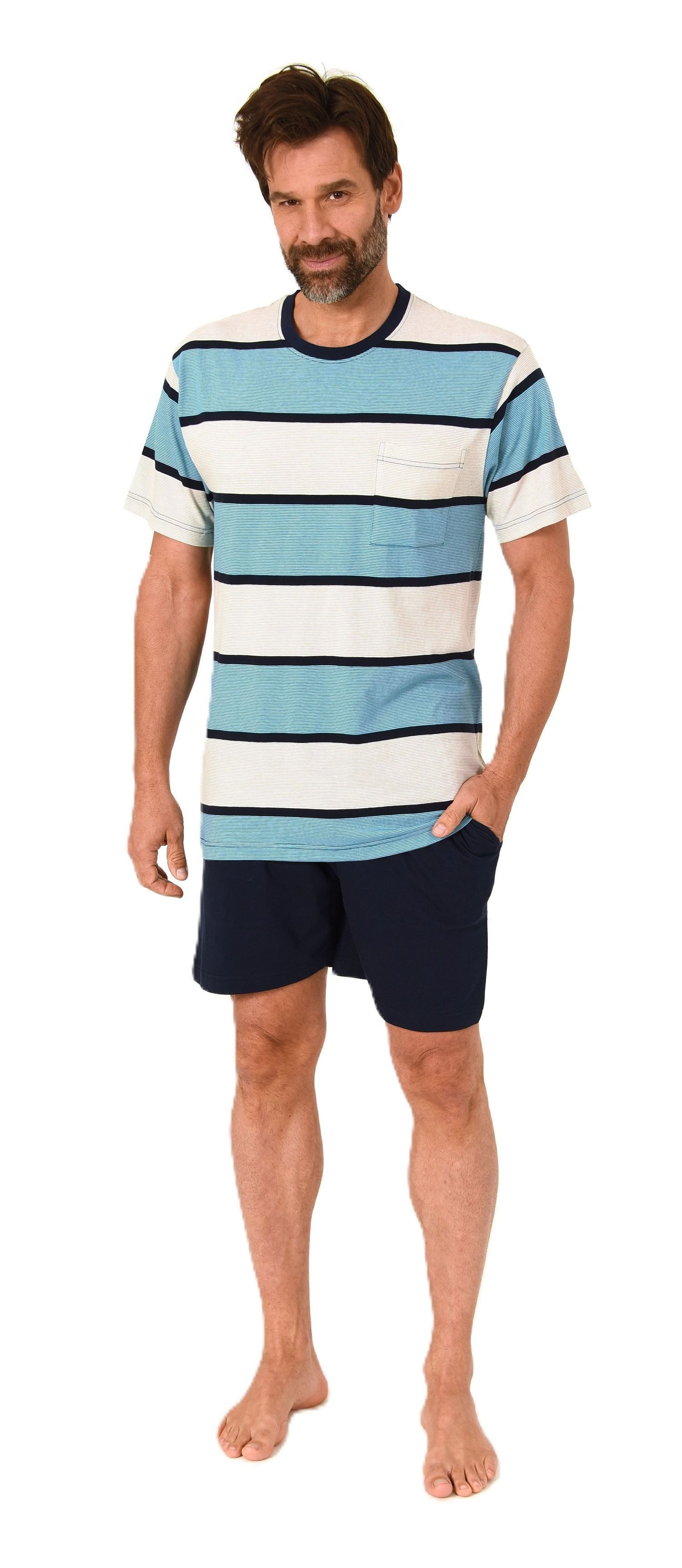 Normann Pyjama Normann Herren Schlafanzug kurzarm Shorty Pyjama – auch in Ü günstig online kaufen