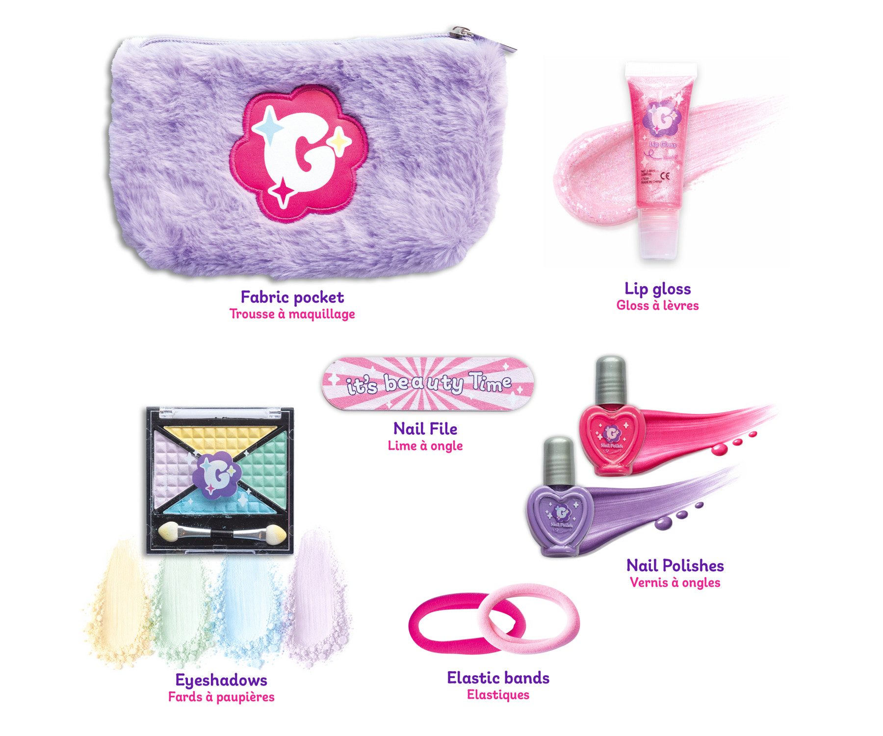 Smoby Kreativset Glam Kinderkosmetik Set + Tasche
