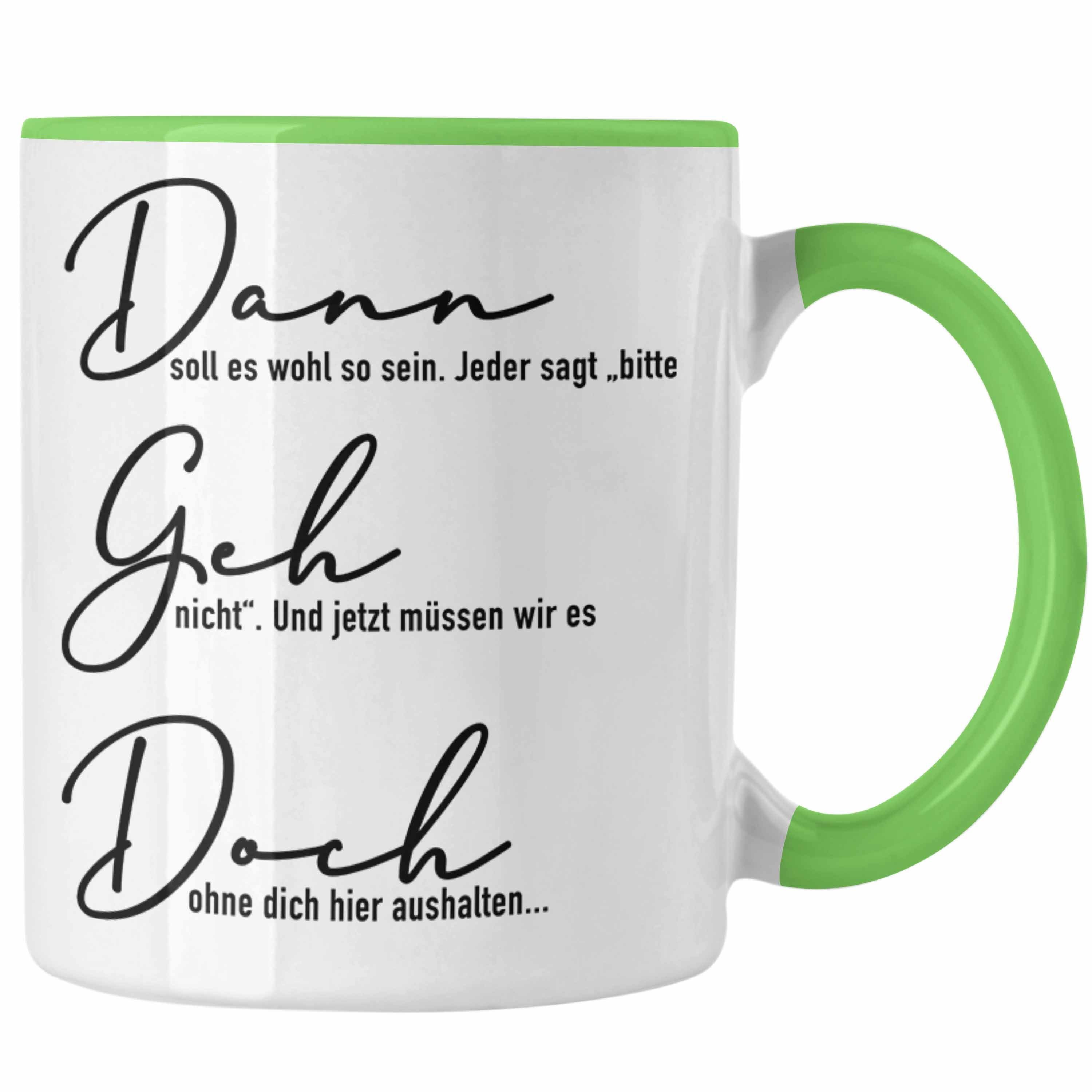 Tazza con scritta in lingua tedesca Sarcasmus - Divertente tazza da