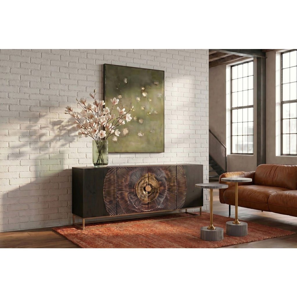 Kare Design Sideboard Madeira, Massivholz, Breite 177 cm