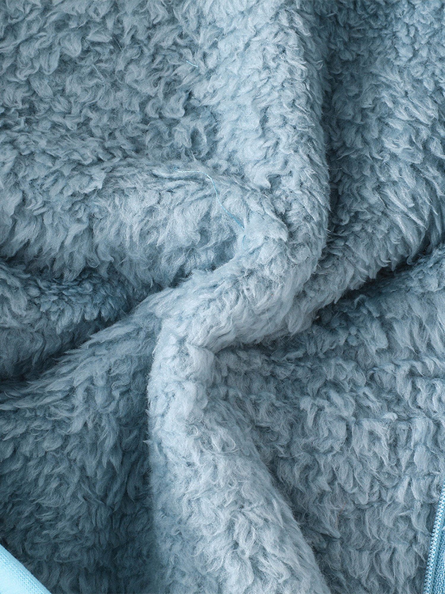 Lapastyle Strampler Kapuzenpullover für Baby Jungen Mädchen, warmer Overall mit Herzmuster (1-tlg) Baby Strampler mit Reißverschluss, einfarbige Kleidung