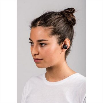 Lenco In Ear Kopfhörer EPB-450BK PC-Headset (In-Earphones, mit Bluetooth)
