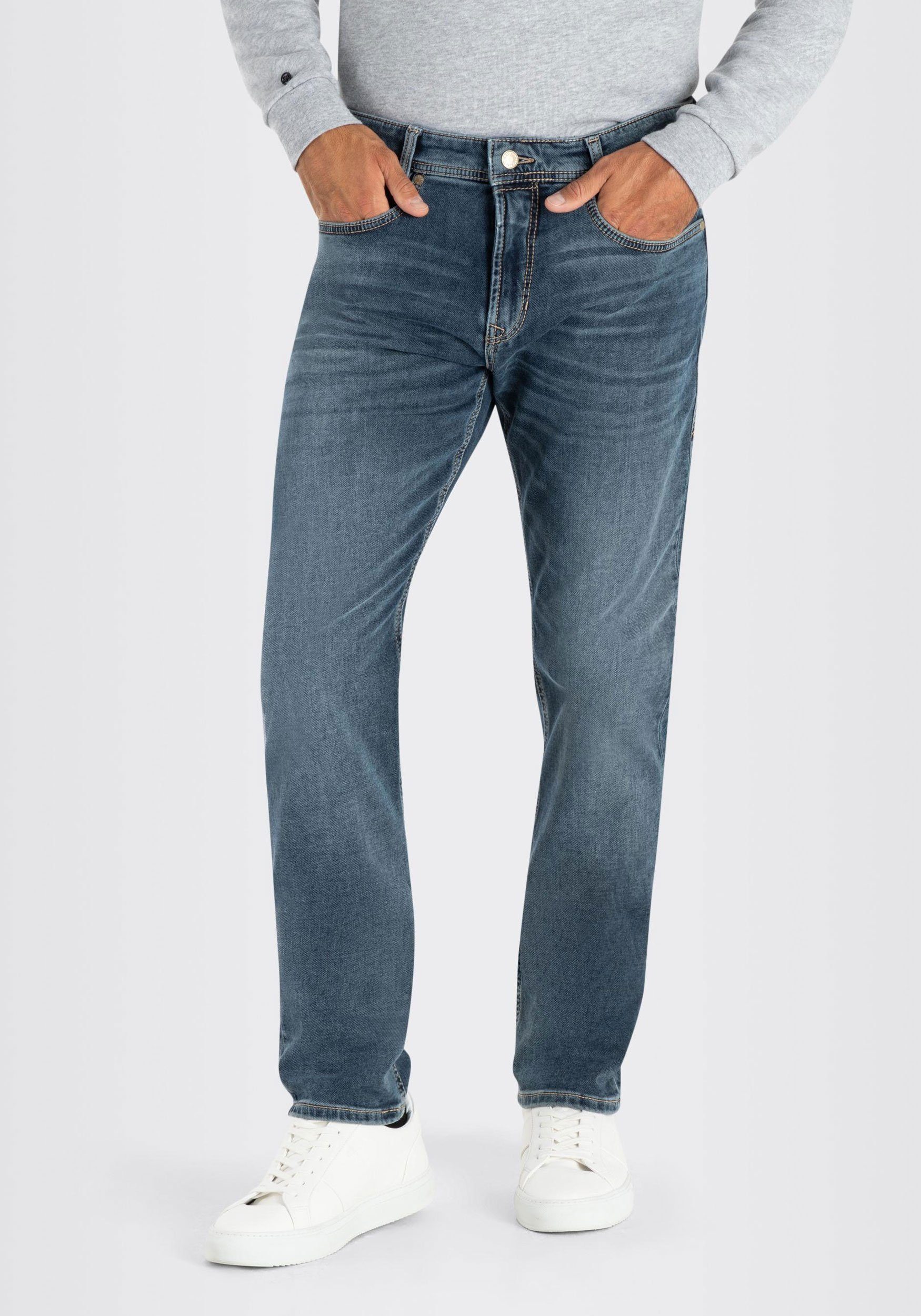 MAC 5-Pocket-Jeans Jog'n Jeans 0994L All Season Sweat Denim H757 Nightblue Authentic Wash