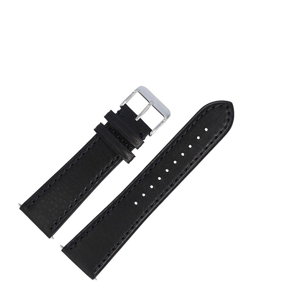 Victorinox Uhrenarmband 22mm Leder Schwarz 4972 günstig online kaufen