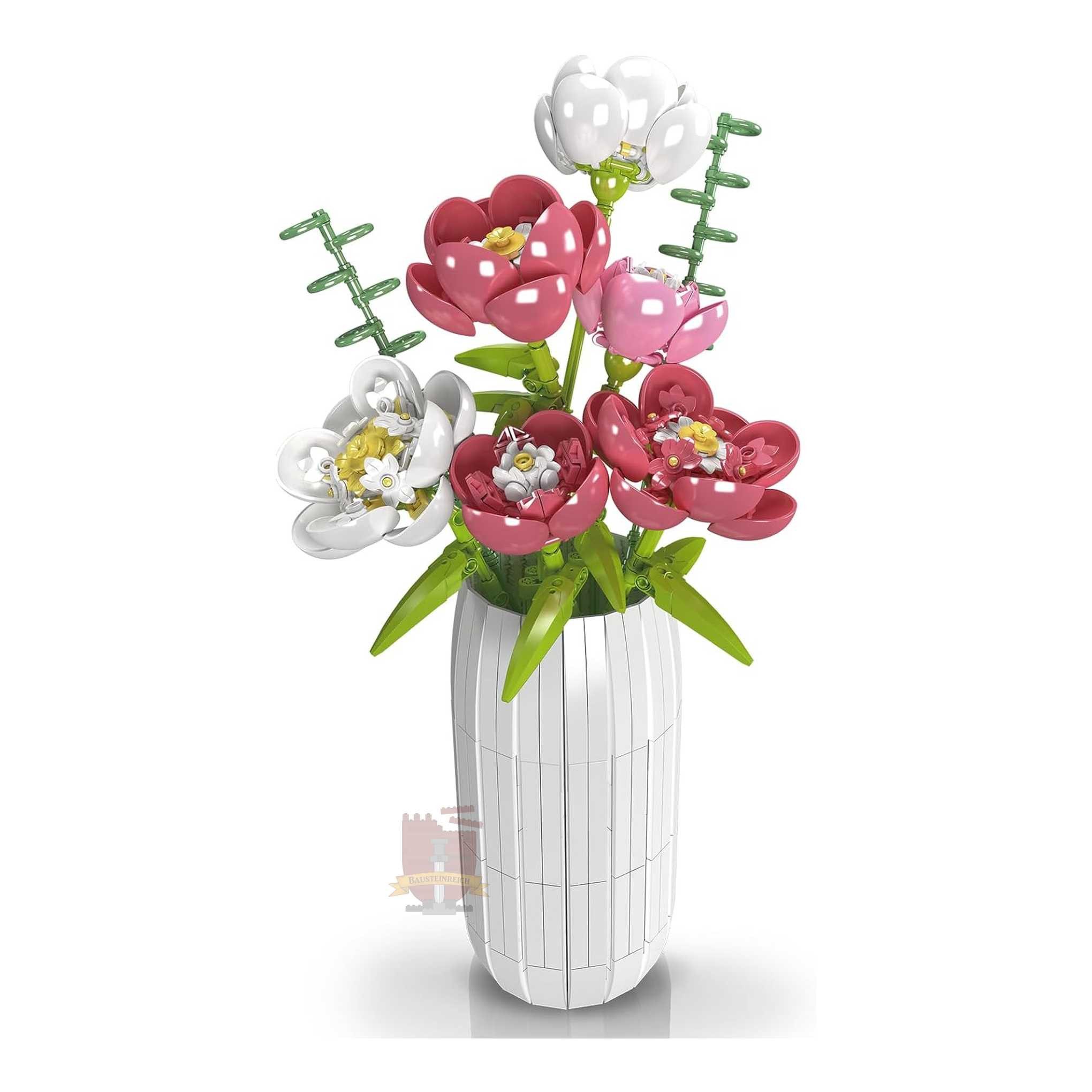 Mould King 10059 - Pfingstrosen in der Vase (Mould King) Klemmbausteine Spi günstig online kaufen