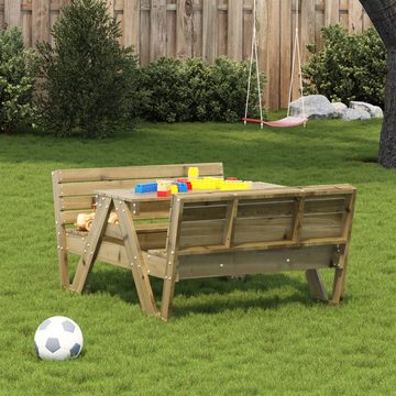 vidaXL Gartentisch Picknicktisch für Kinder 88x122x58 cm Imprägniertes Kiefernholz (1-St)