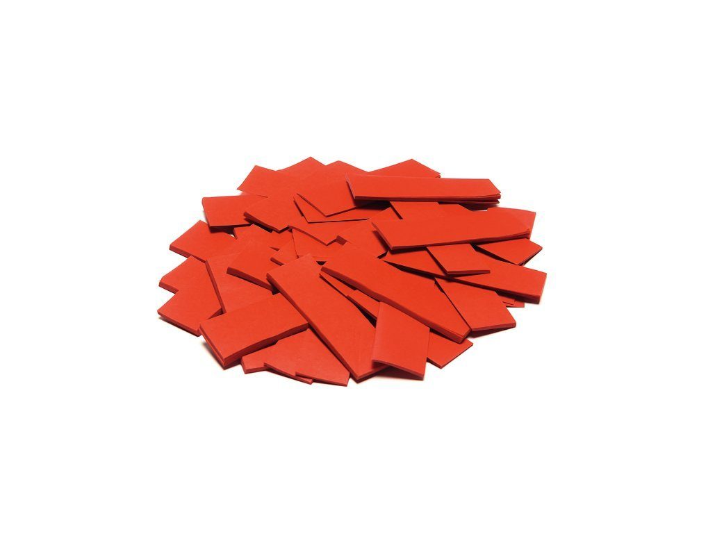 TCM Fx Konfetti Slowfall Konfetti rechteckig 55x18mm, 1kg, verschiedene Farben erhältlich rot