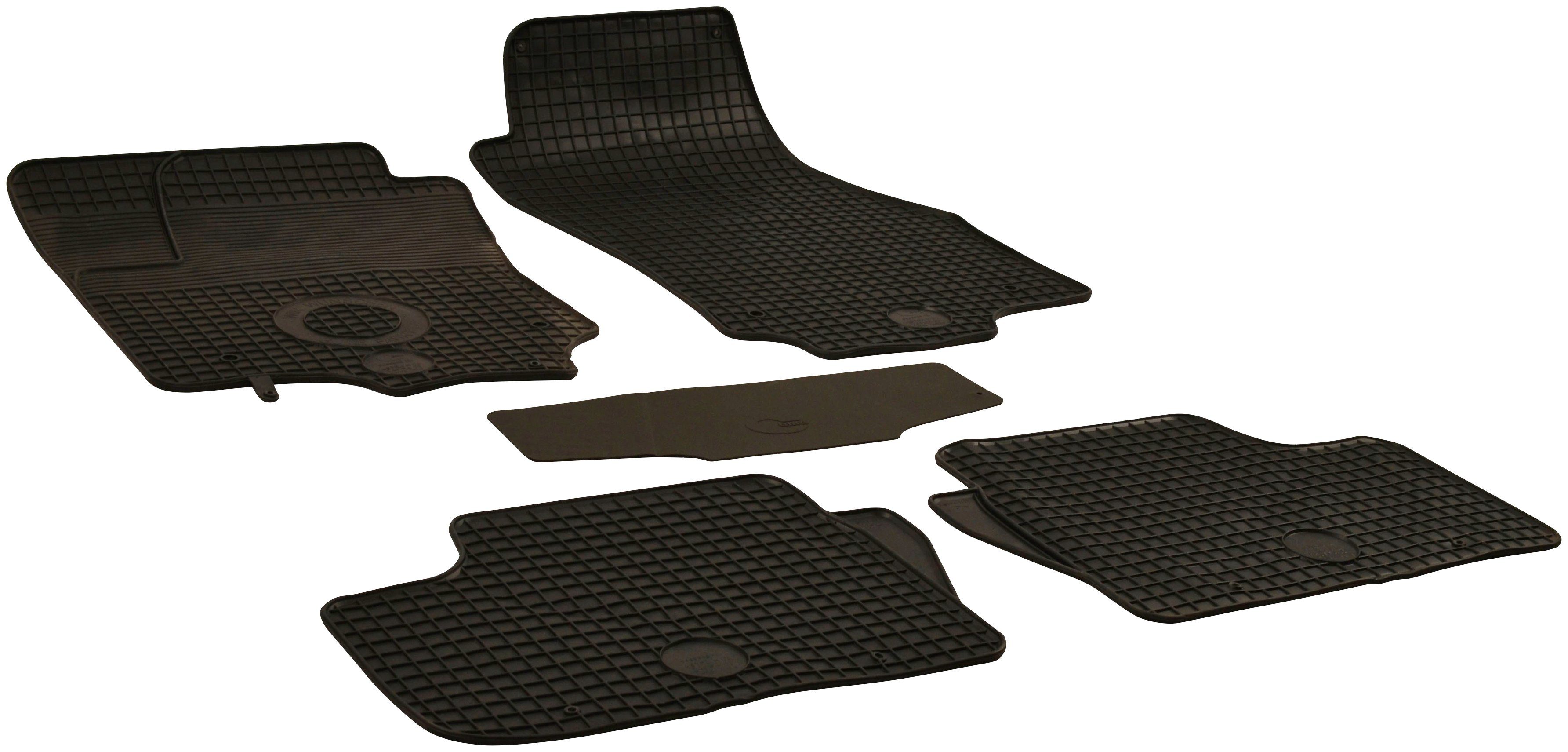 WALSER Passform-Fußmatten (5 St), für Opel Astra H, Astra H Twin Top Cabrio, Kastenwagen, Kombi, Schrägheck, Stufenheck, für Opel Astra H 02/2004-12/2013 | Automatten