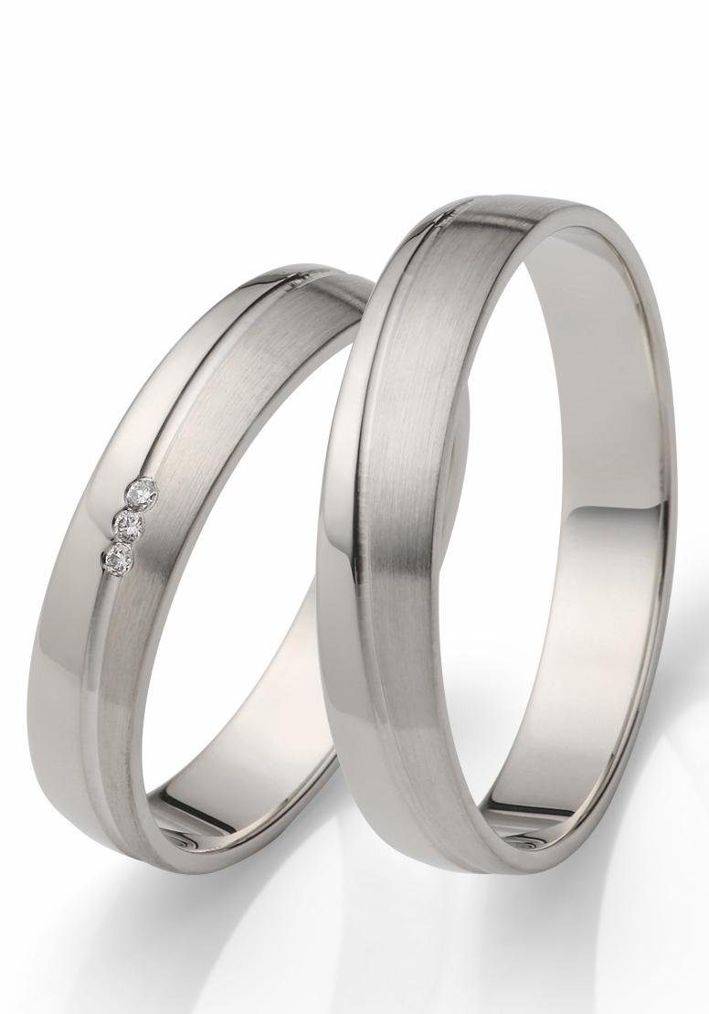 Firetti Trauring Schmuck Geschenk Gold 375 Hochzeit Ehering "LIEBE", Made in Germany, wahlweise mit oder ohne Brillanten