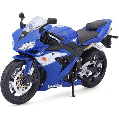 Maisto® Modellmotorrad Modellmotorrad - Yamaha YZF-R1 (blau, Maßstab 1:12), Maßstab 1:12, detailliertes Modell