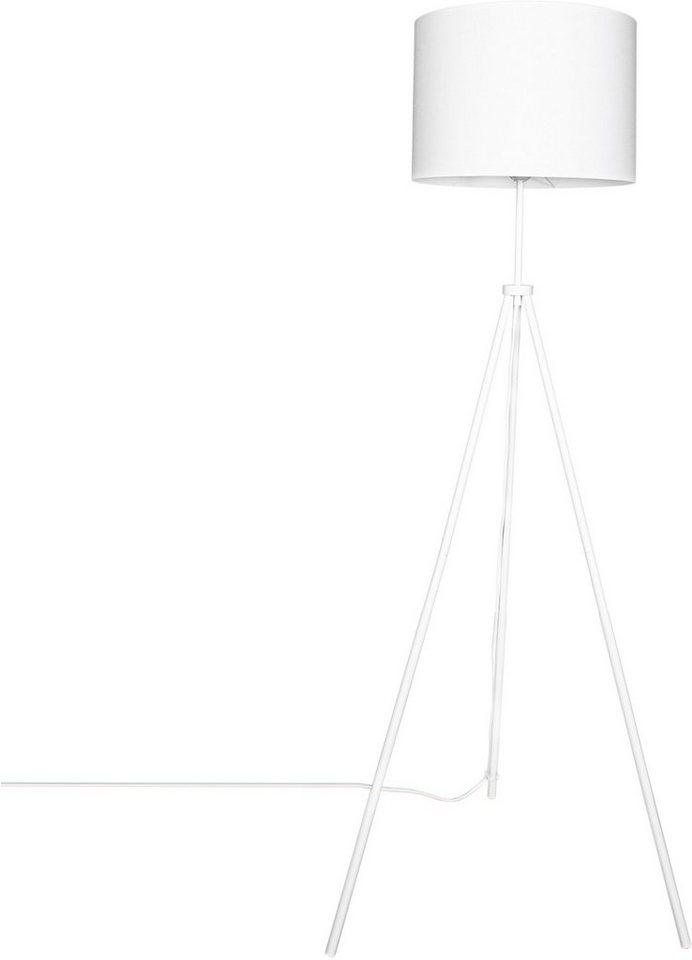 By Rydens Stehlampe By Rydens Dreibein Rina 145cm Weiß, Geeignet für ein  Leuchtmittel E27, max. 40 Watt
