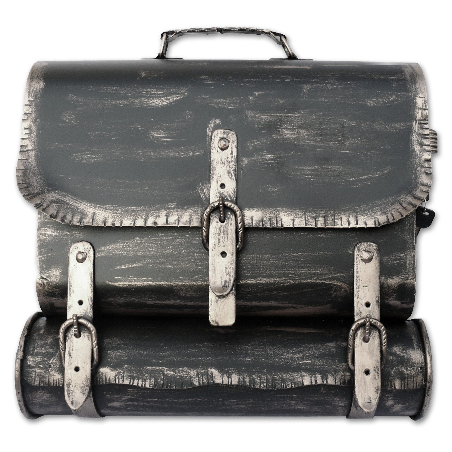 HMF Wandbriefkasten Briefkasten Antik UNIKAT Handarbeit, Schulranzen Design günstig online kaufen