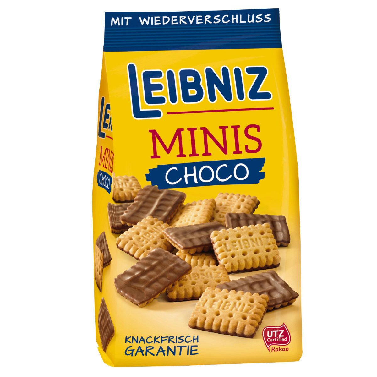 LEIBNIZ Kekse, Bahlsen Leibniz Minis Butterkekse mit Schokolade überzogen 125g