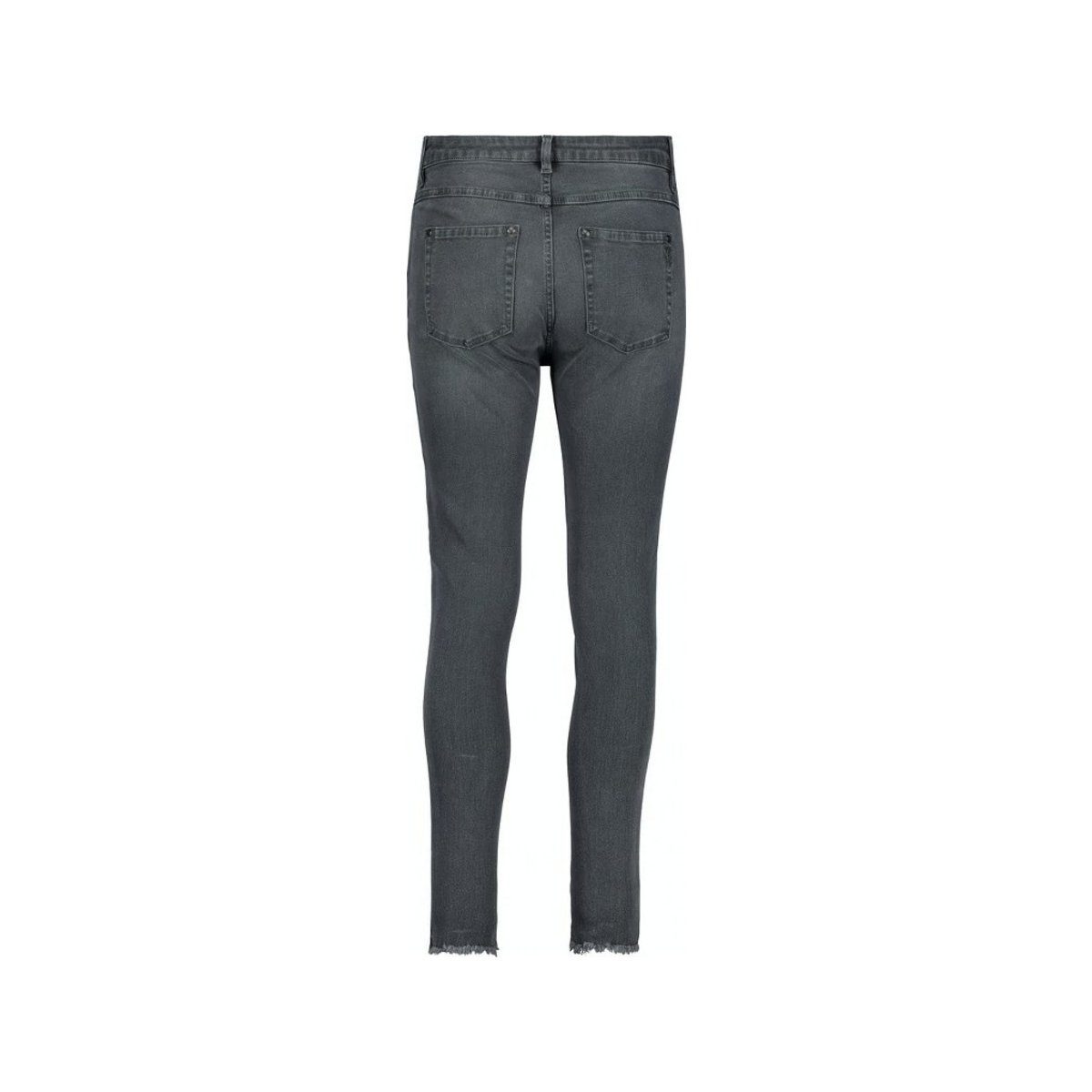 Monari 5-Pocket-Jeans grau (1-tlg)