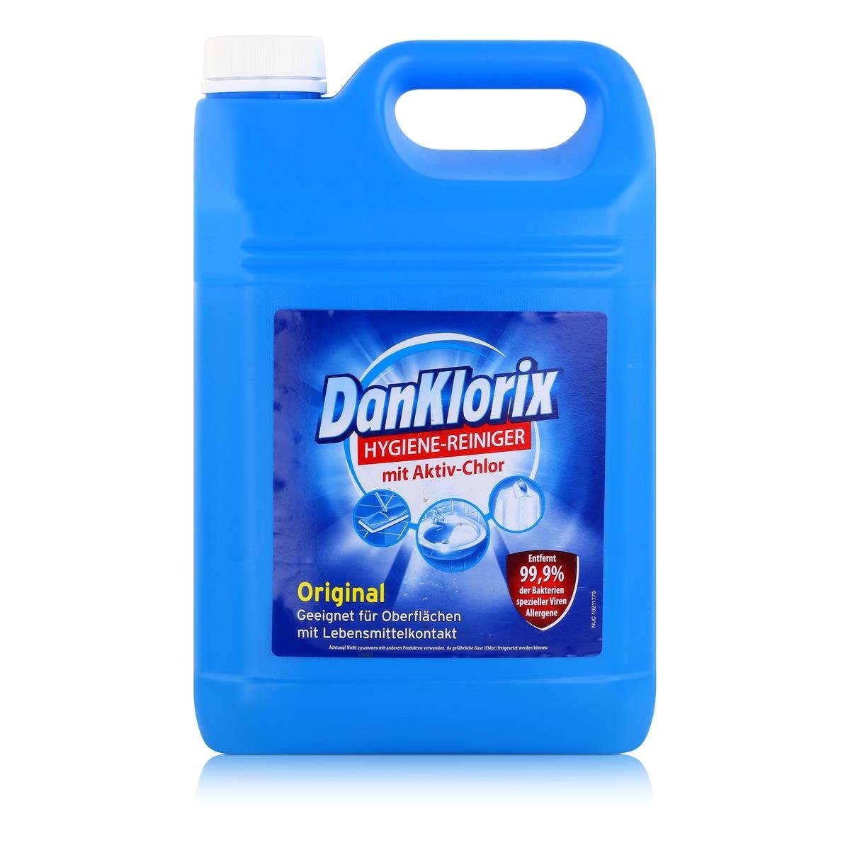 DanKlorix Hygiene-Reiniger Original mit Aktiv-Chlor 5L (1er Pack) Allzweckreiniger