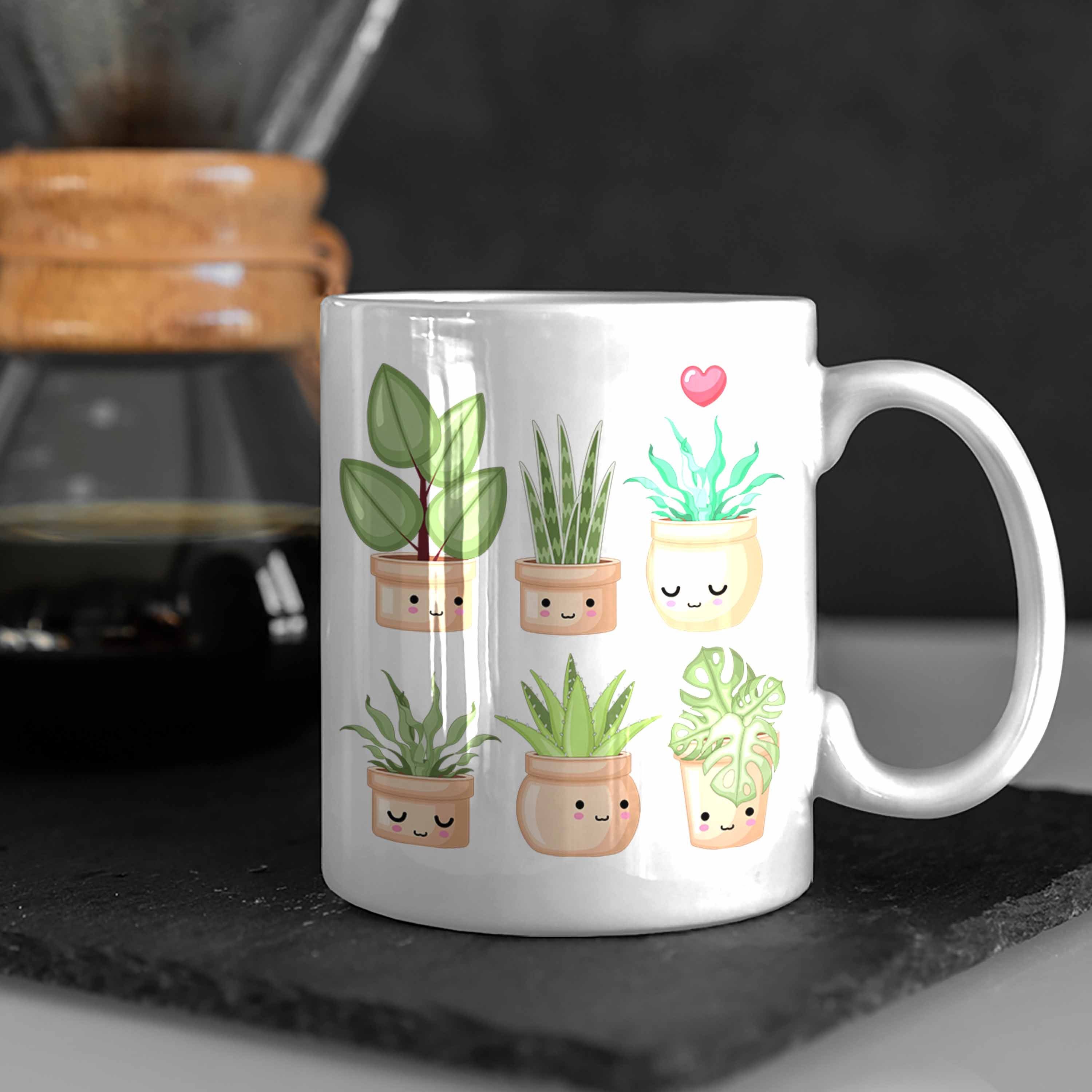 für Tasse Geschenk Trendation Pflanzenliebe Tasse Grafik Pflanzenliebhaber Pflanzen