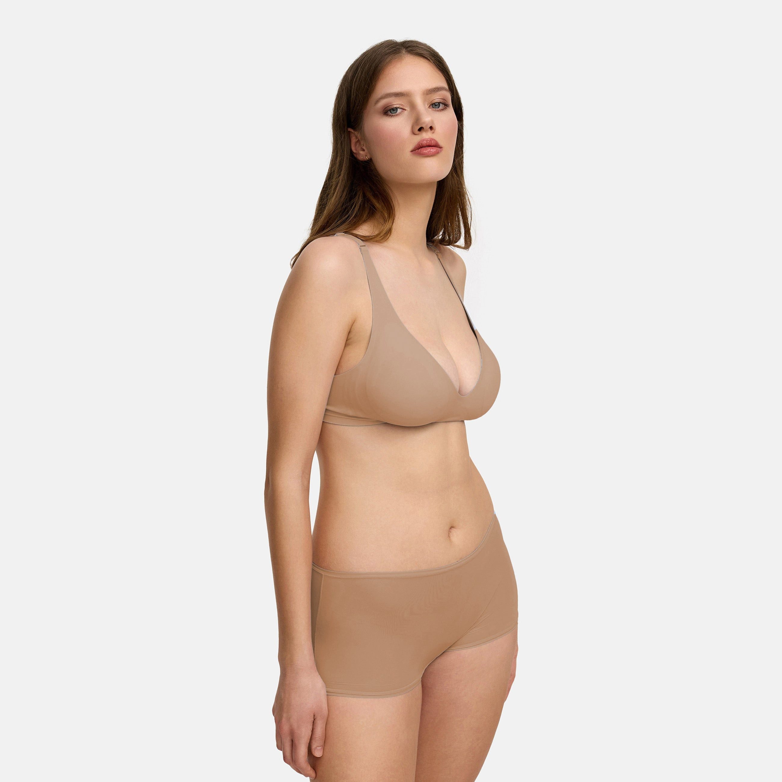 Hipster Hipster Pant, 3er Pack-Beige-M