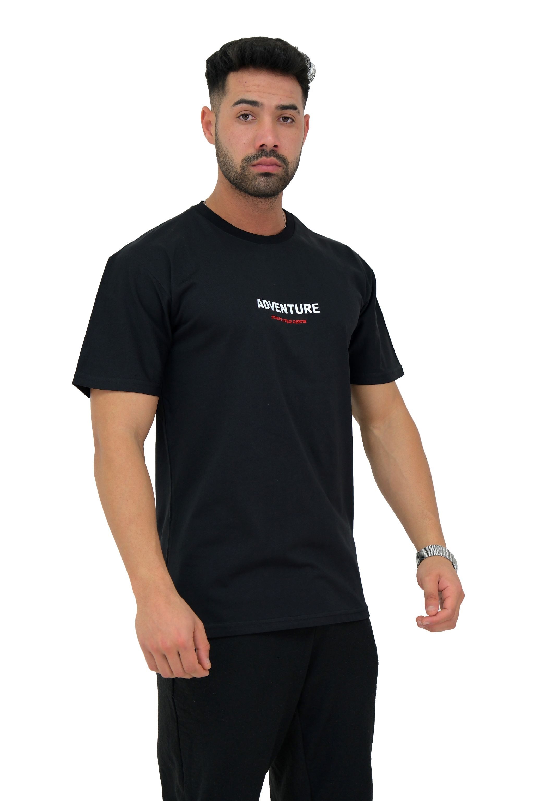 Megaman Jeans T-Shirt Megaman Jeans Herren Oversize T-Shirt