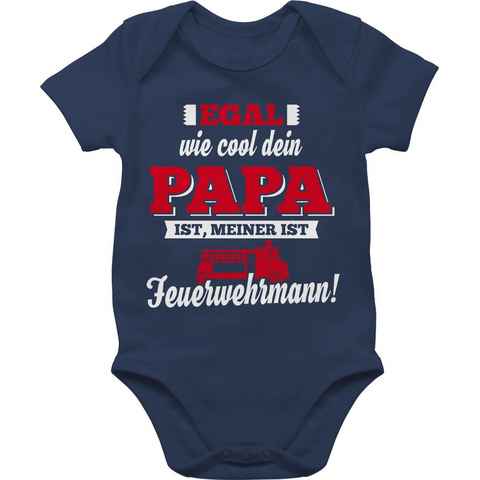 Shirtracer Shirtbody Mein Papa Feuerwehrmann Sprüche Baby