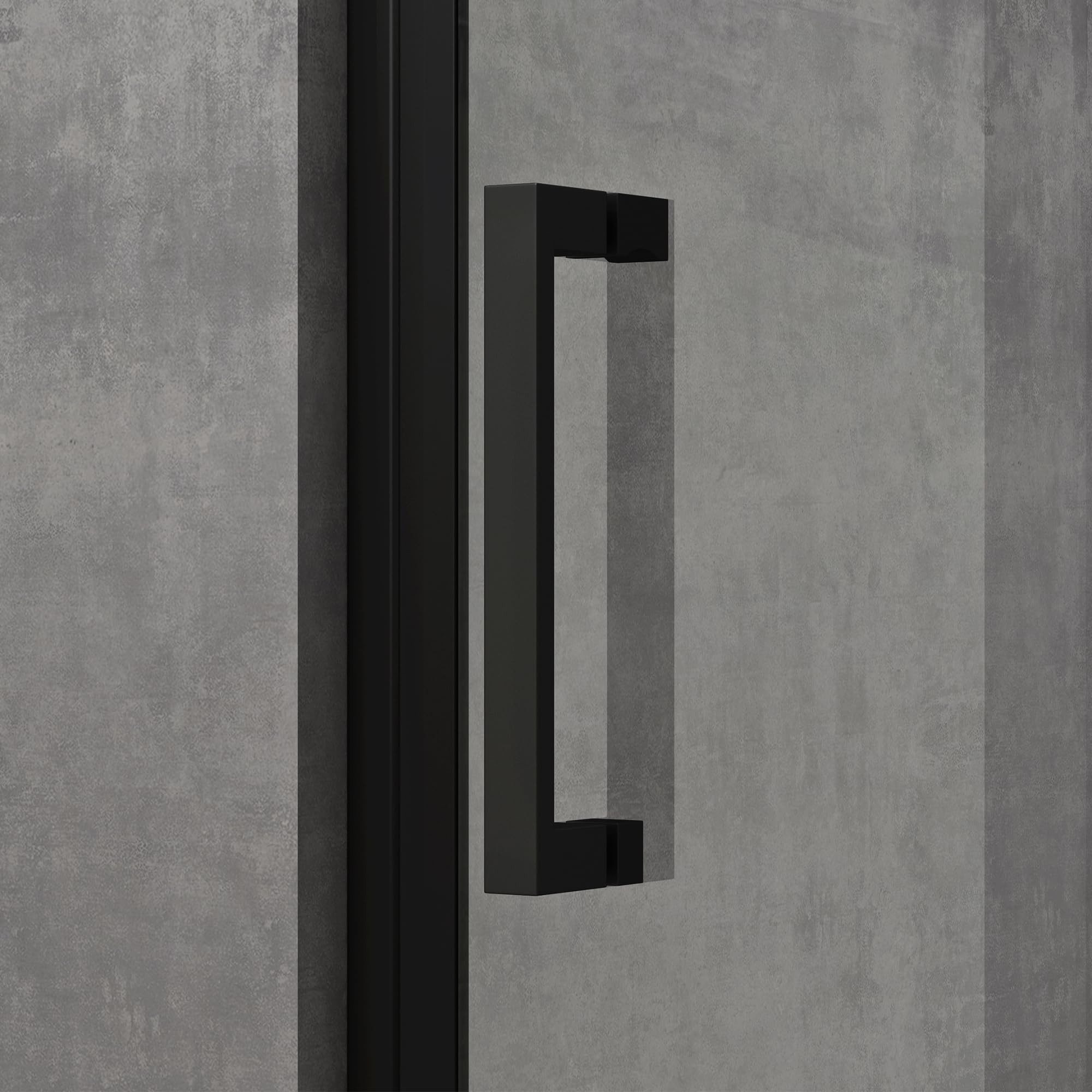 doporro Dusch-Drehtür Duschtür Nischentür dusche Duschabtrennung Duschkabine Teramo36, 80x195 cm, Einscheibensicherheitsglas – Bild 5 von 5