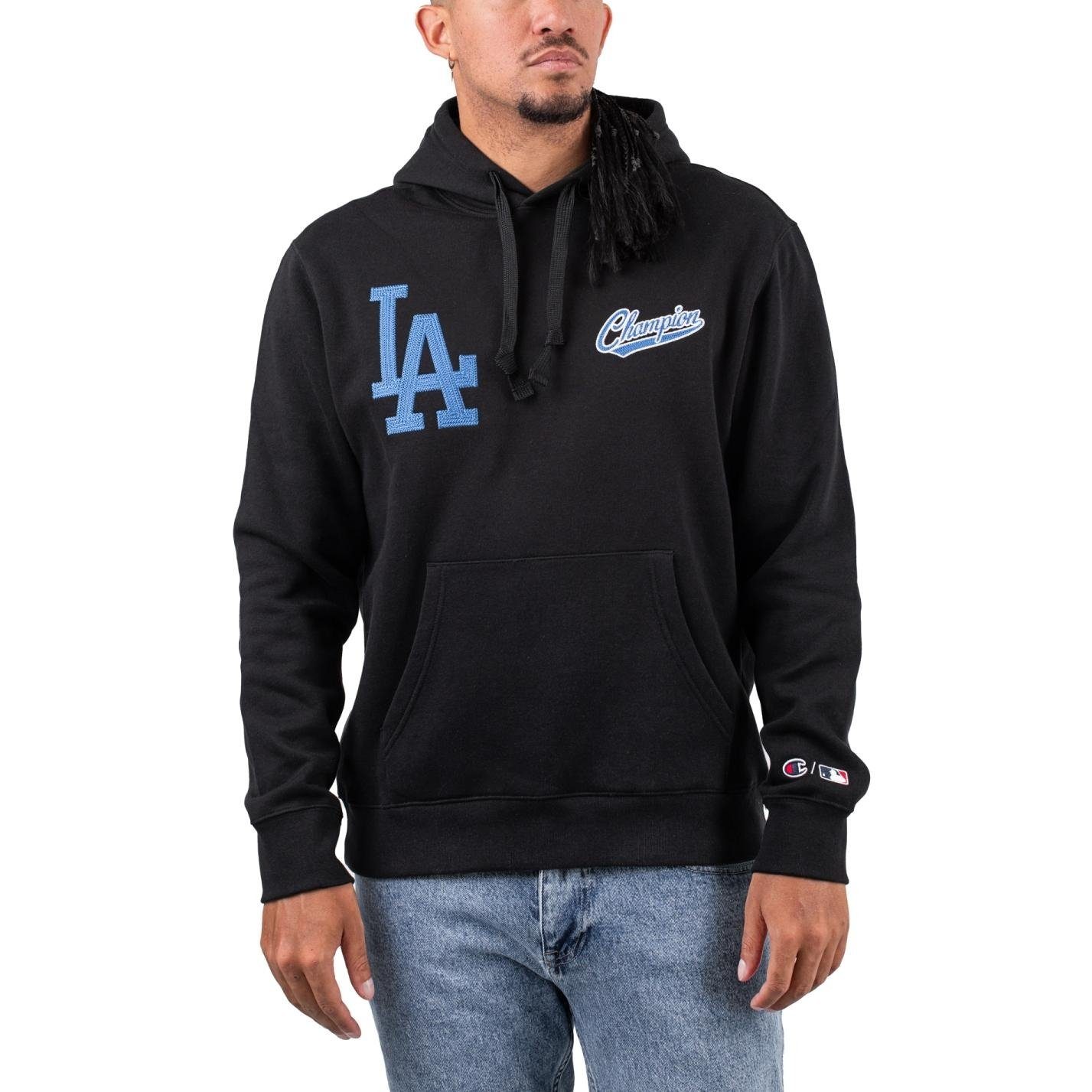 Hoodie Black Sweatshirt Champion Blue Hooded / Champion